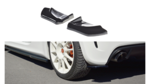 Splitter Fiat 500 Abarth I Rear Side Gloss Black