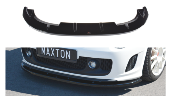 Splitter Fiat 500 Abarth I Front v.2 Gloss Black
