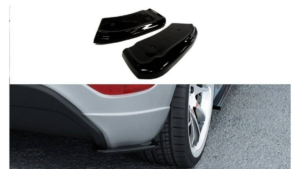Splitter Ford Fiesta MK7 ST Stline Zetec S Rear Side Gloss Black