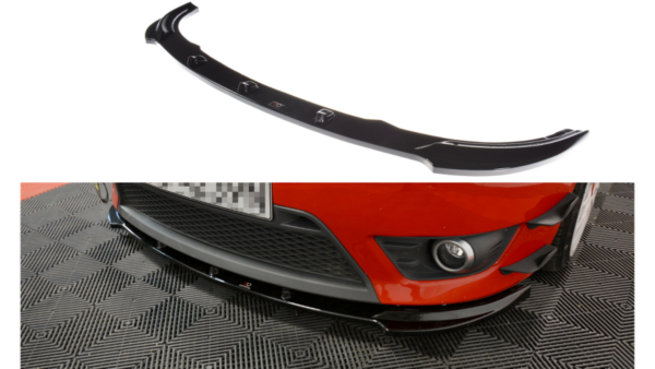 Splitter Ford Fiesta VI ST Front v.1 Gloss Black