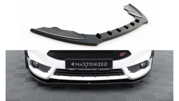 Splitter Ford Fiesta VII Facelift ST Front v.1 Gloss Black