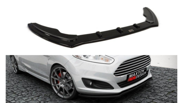 Splitter Ford Fiesta VII Facelift Front Gloss Black