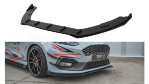 Splitter Ford Fiesta VIII ST ST-Line Front Racing Durability + Flaps Black-Red