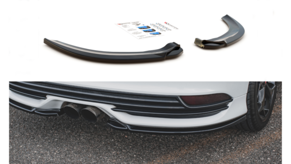 Splitter Ford Focus III ST Facelift Rear Side v.2 Gloss Black