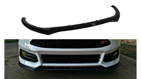 Splitter Ford Focus III ST Facelift Front v.1 Gloss Black