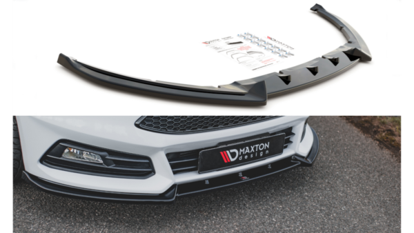 Splitter Ford Focus III ST Facelift Front v.4 Gloss Black