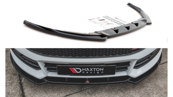 Splitter Ford Focus III ST Facelift Front v.5 Gloss Black