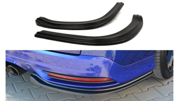 Splitter Ford Focus III ST Kombi Rear Side Gloss Black