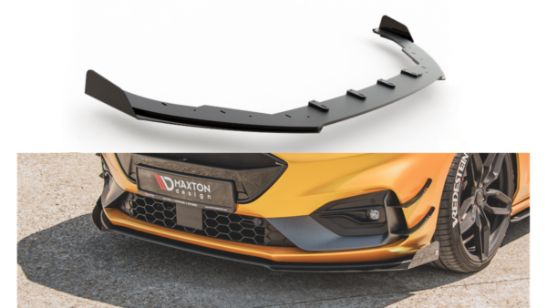 Splitter Ford Focus IV ST ST-Line Front Racing Durability + Flaps Black-Red