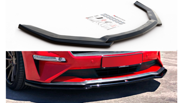 Splitter Ford Mustang VI Facelift Front v.2 Gloss Black