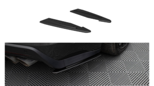 Splitter Ford Mustang VI GT Rear Side Street Pro Black-Red