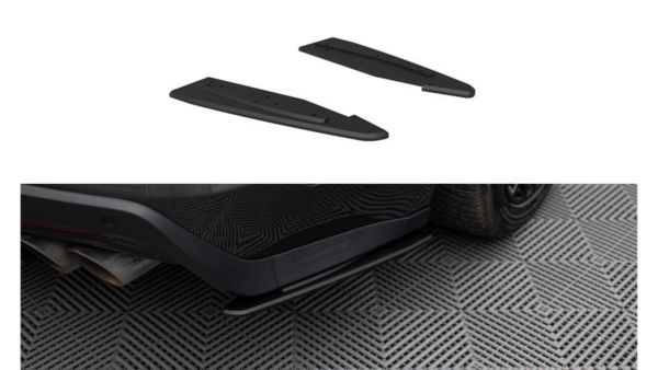 Splitter Ford Mustang VI GT Rear Side Street Pro Black-Red