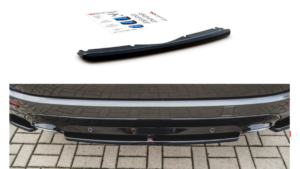 Splitter Ford S-Max II Facelift Rear Central Gloss Black