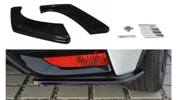 Splitter Honda Civic IX Facelift Rear Side Gloss Black