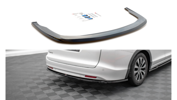 Splitter Honda Civic IX Tourer Rear Central Gloss Black