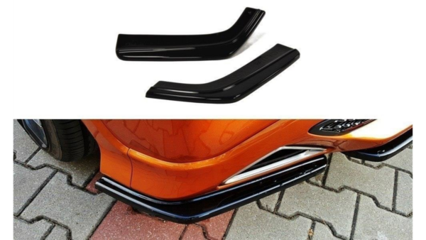 Splitter Honda Civic VIII Type-S R Rear Side Gloss Black
