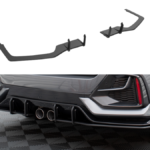 Splitter Honda Civic X Facelift Sport tagumine külje Street Pro must