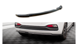 Splitter Hyundai I20 II Facelift Rear Central Gloss Black