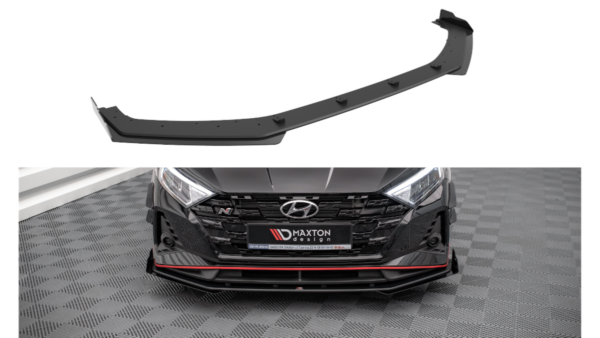 Splitter Hyundai I20 N III Front Pro v.1 + flaps Black-Red
