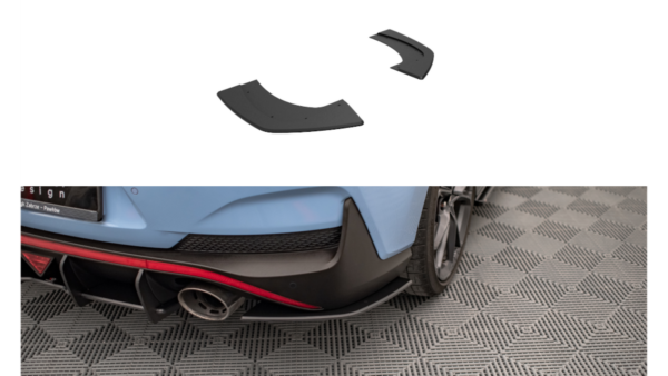 Splitter Hyundai I30 III Facelift N Fastback Rear Side Street Pro Black-Red