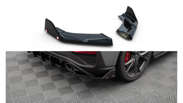 Splitter Hyundai I30 III Facelift N Rear Side v.4 + Flaps