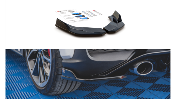 Splitter Hyundai I30 III N Rear Side v.4 Gloss Black