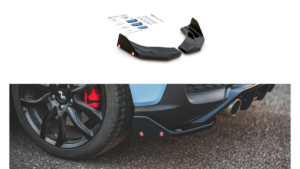 Splitter Hyundai I30 III N Rear Side v.7 + Flaps Gloss Black