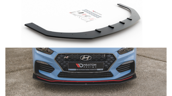 Splitter Hyundai I30 III N Front Racing Durability Black-Red