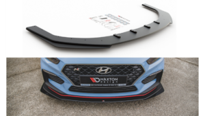 Splitter Hyundai I30 III N Front Racing Durability + Flaps Black-Red