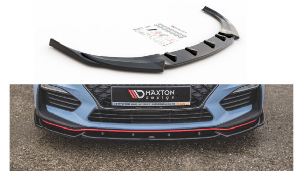 Splitter Hyundai I30 III N Front v.5 Gloss Black