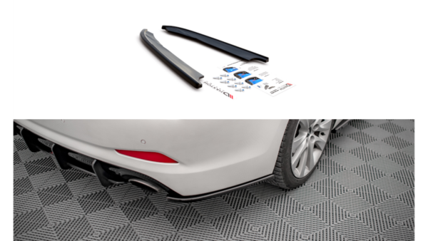 Splitter Hyundai I40 I Rear Side Gloss Black