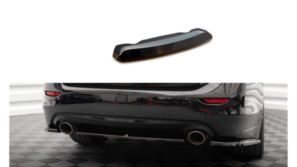 Splitter Infiniti Q50 S I Rear Central Gloss Black