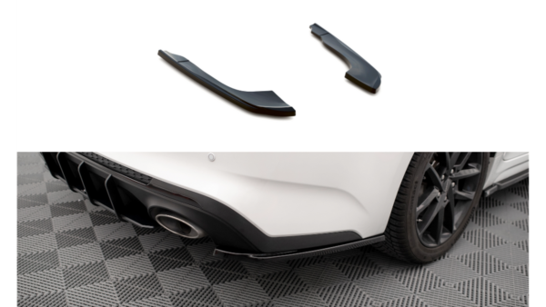 Splitter Kia Optima IV Facelift Rear Side v.2 Gloss Black