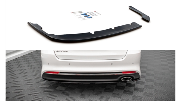 Splitter Kia Optima IV Rear Side Gloss Black
