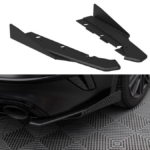Splitter Kia ProCeed I GT Facelift Rear Side Street Pro Black-Red + Gloss Flaps