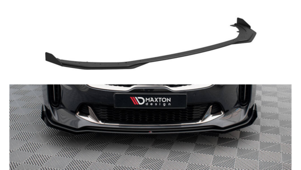 Splitter Kia Stinger I GT GT-Line Front Pro + flaps Black