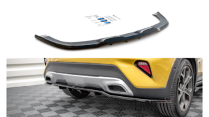 Splitter Kia XCeed I Rear Central with Diffuser Gloss Black