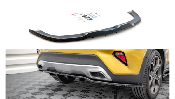 Splitter Kia XCeed I Rear Central with Diffuser Gloss Black