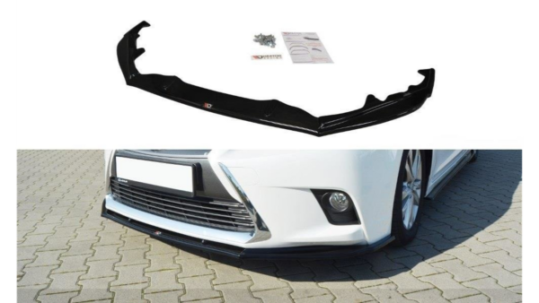Splitter Lexus CT I Facelift Front v.1 Gloss Black