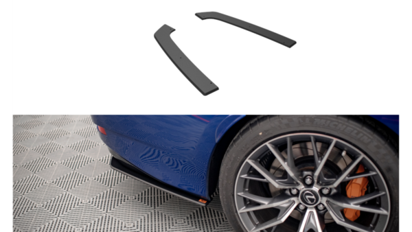 Splitter Lexus GS F IV Facelift Rear Side Street Pro Black