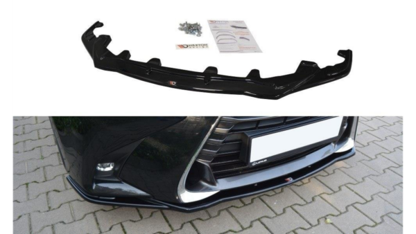 Splitter Lexus GS IV Facelift Front v.1 Gloss Black