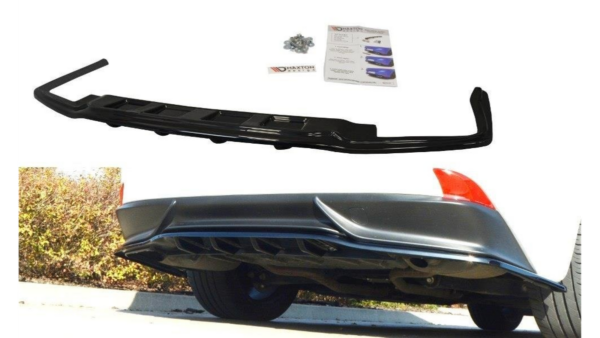 Splitter Lexus IS III H Rear Central with Diffuser Gloss Black