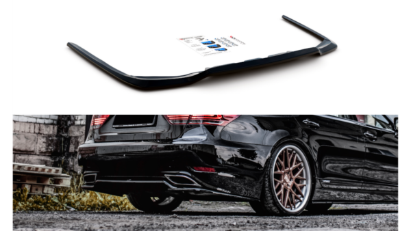 Splitter Lexus LS IV Facelift Rear Central Gloss Black