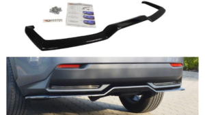 Splitter Lexus NX I H Rear Central without Diffuser Gloss Black