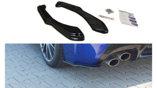 Splitter Lexus RC F Rear Side Gloss Black