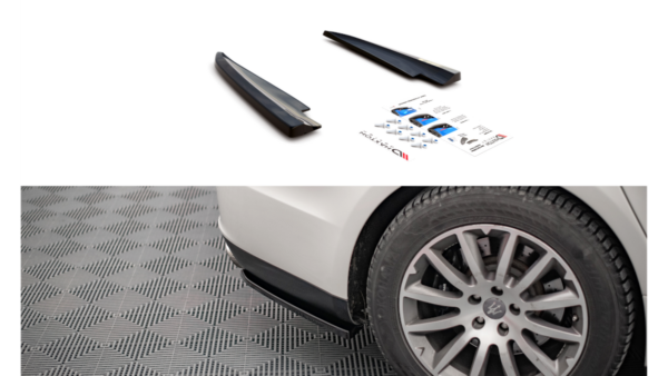 Splitter Maserati Ghibli III Rear Side Gloss Black
