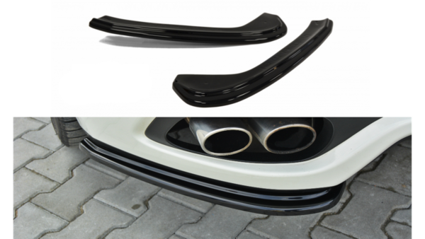 Splitter Maserati Granturismo I Rear Side Gloss Black