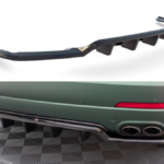 Splitter Maserati Levante I Rear Central with Diffuser Gloss Black