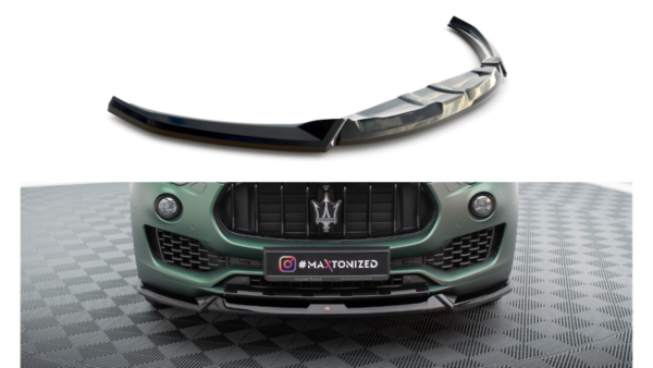 Splitter Maserati Levante I Front v.1 Gloss Black
