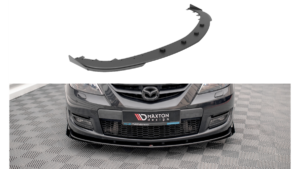 Splitter Mazda 3 I MPS Front Pro v.1 + flaps Black